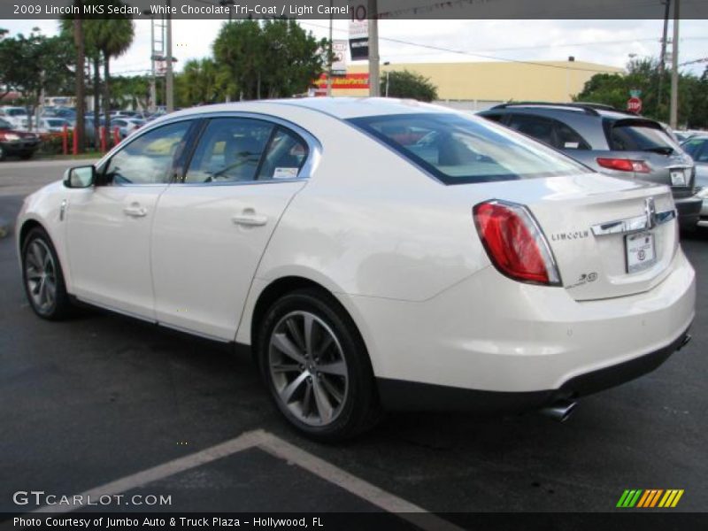 White Chocolate Tri-Coat / Light Camel 2009 Lincoln MKS Sedan