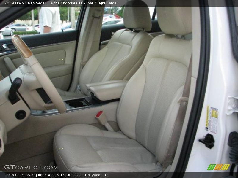 White Chocolate Tri-Coat / Light Camel 2009 Lincoln MKS Sedan