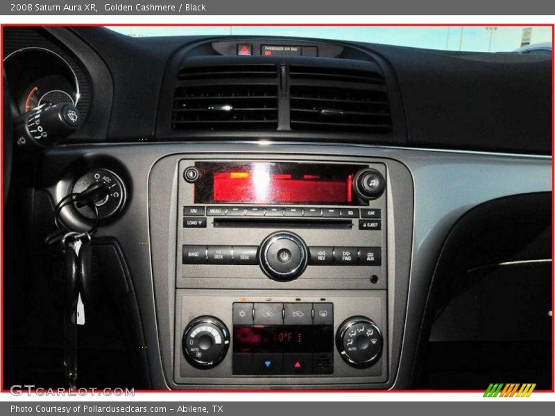 Golden Cashmere / Black 2008 Saturn Aura XR