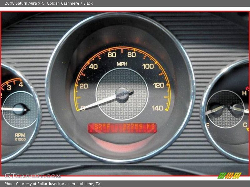 Golden Cashmere / Black 2008 Saturn Aura XR