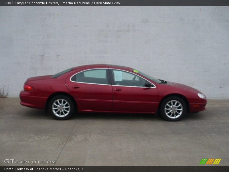 Inferno Red Pearl / Dark Slate Gray 2002 Chrysler Concorde Limited