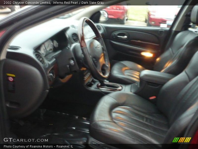 Inferno Red Pearl / Dark Slate Gray 2002 Chrysler Concorde Limited
