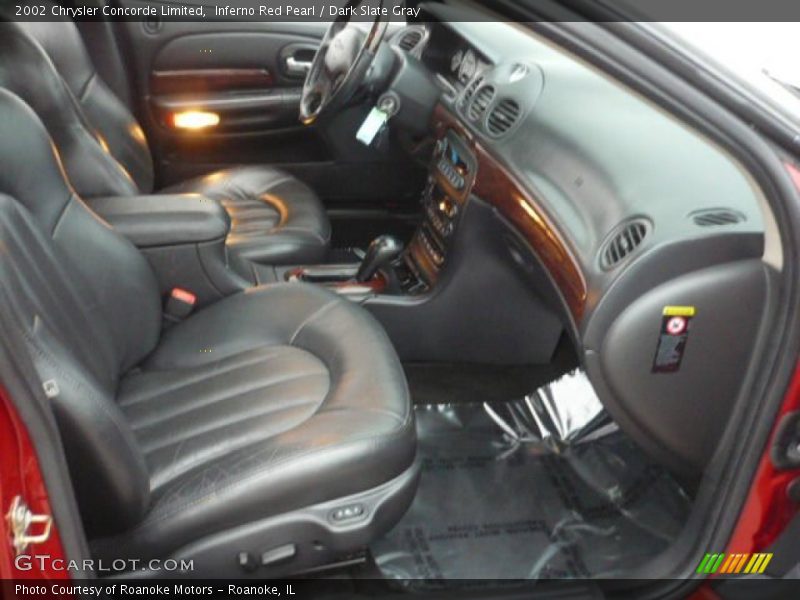 Inferno Red Pearl / Dark Slate Gray 2002 Chrysler Concorde Limited