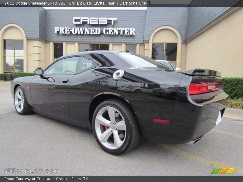 Brilliant Black Crystal Pearl / Dark Slate Gray 2011 Dodge Challenger SRT8 392