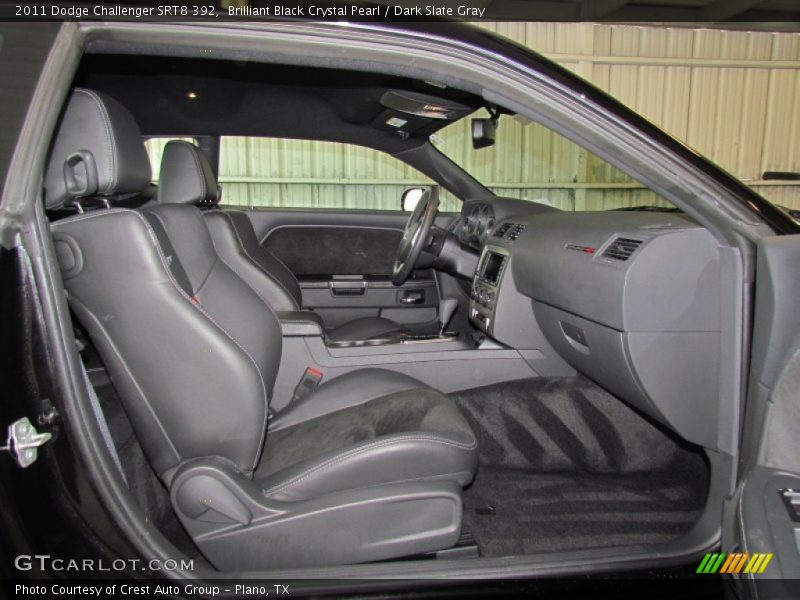 Brilliant Black Crystal Pearl / Dark Slate Gray 2011 Dodge Challenger SRT8 392
