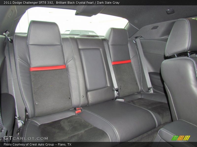 Brilliant Black Crystal Pearl / Dark Slate Gray 2011 Dodge Challenger SRT8 392