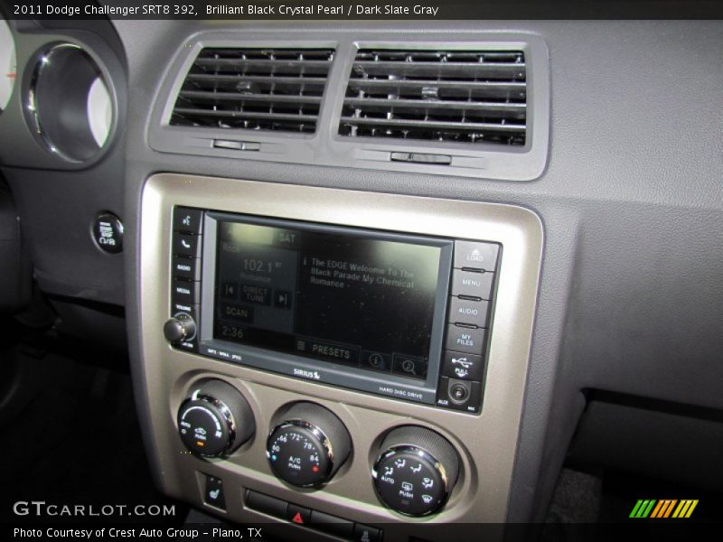 Brilliant Black Crystal Pearl / Dark Slate Gray 2011 Dodge Challenger SRT8 392