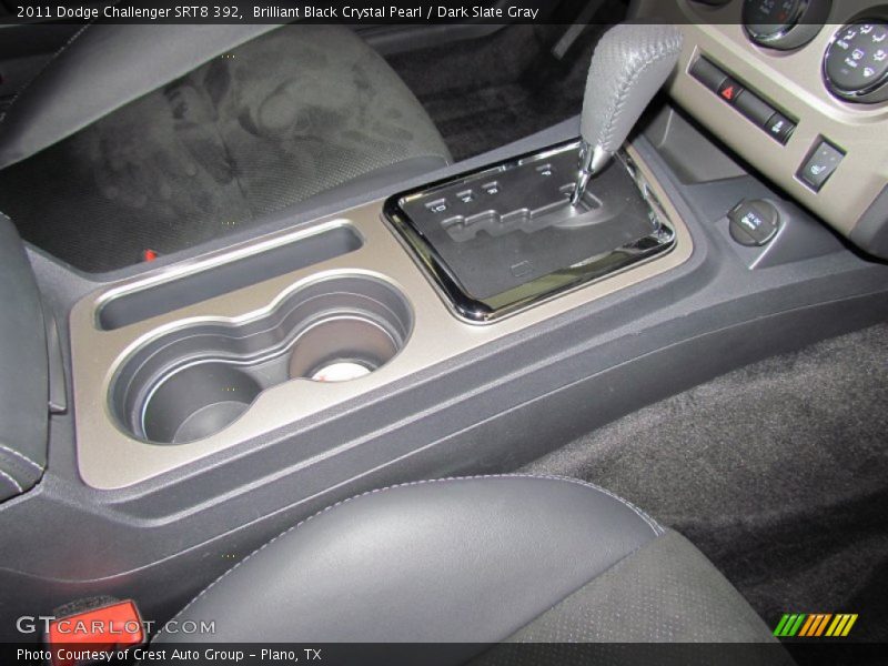 Brilliant Black Crystal Pearl / Dark Slate Gray 2011 Dodge Challenger SRT8 392