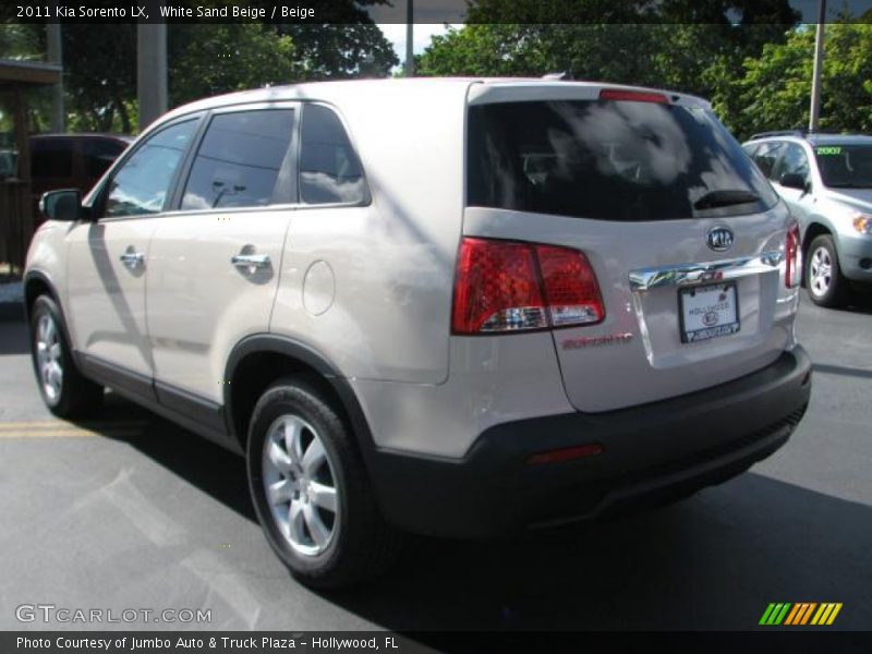 White Sand Beige / Beige 2011 Kia Sorento LX