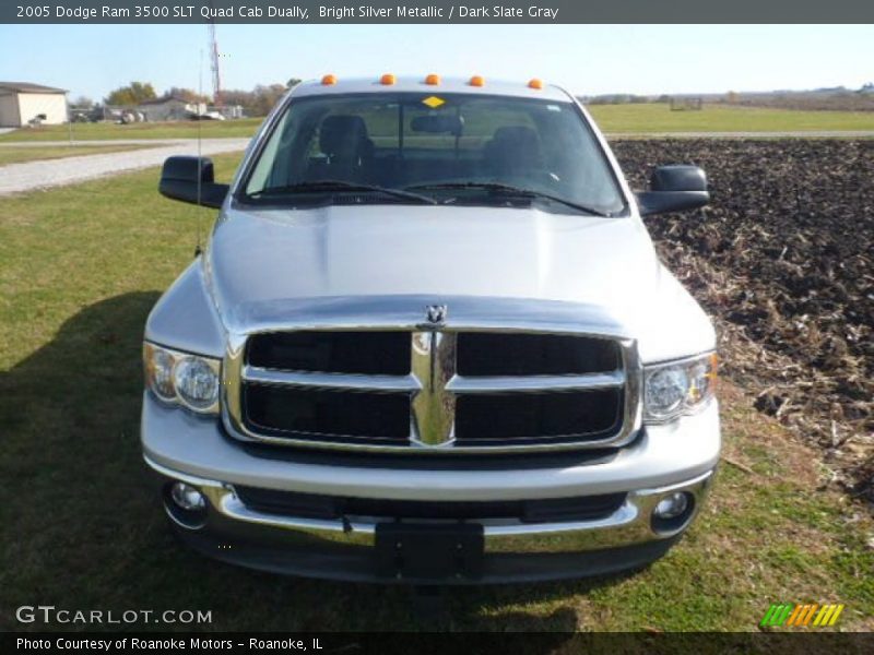 Bright Silver Metallic / Dark Slate Gray 2005 Dodge Ram 3500 SLT Quad Cab Dually