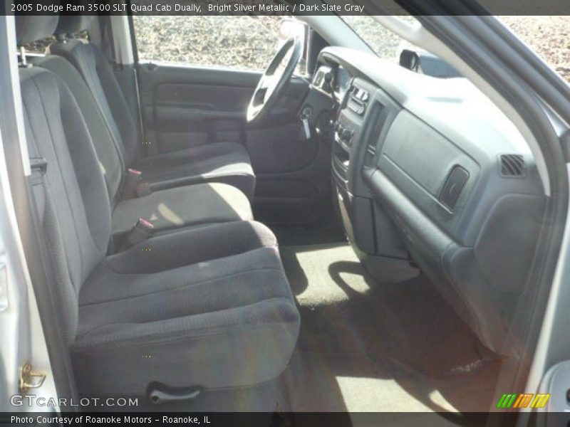 Bright Silver Metallic / Dark Slate Gray 2005 Dodge Ram 3500 SLT Quad Cab Dually