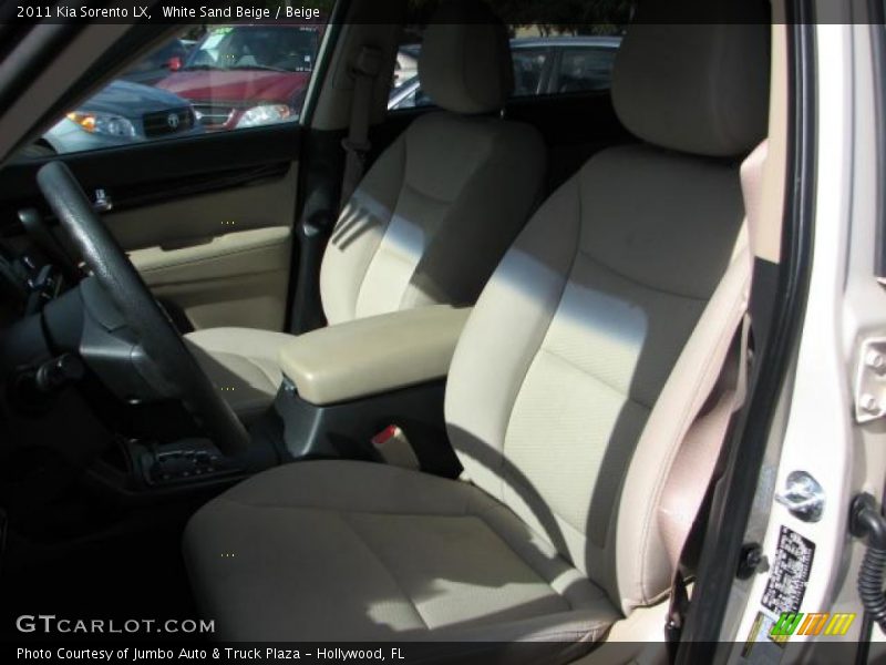 White Sand Beige / Beige 2011 Kia Sorento LX