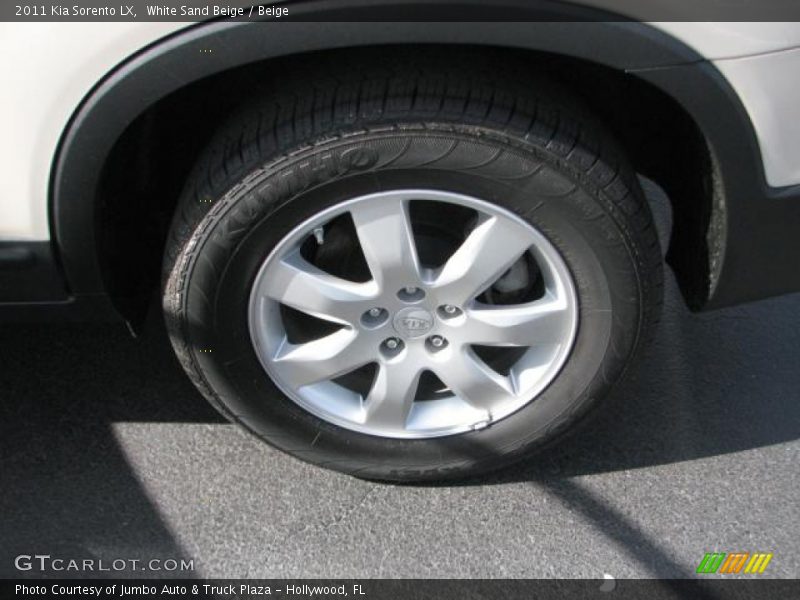 White Sand Beige / Beige 2011 Kia Sorento LX