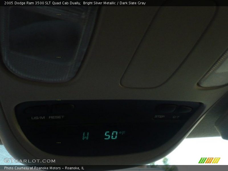 Bright Silver Metallic / Dark Slate Gray 2005 Dodge Ram 3500 SLT Quad Cab Dually