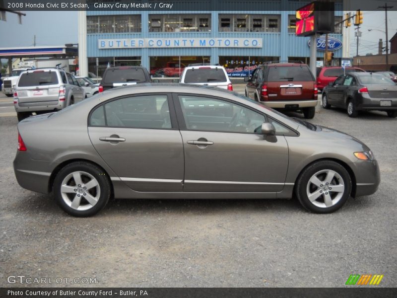 Galaxy Gray Metallic / Gray 2008 Honda Civic EX Sedan
