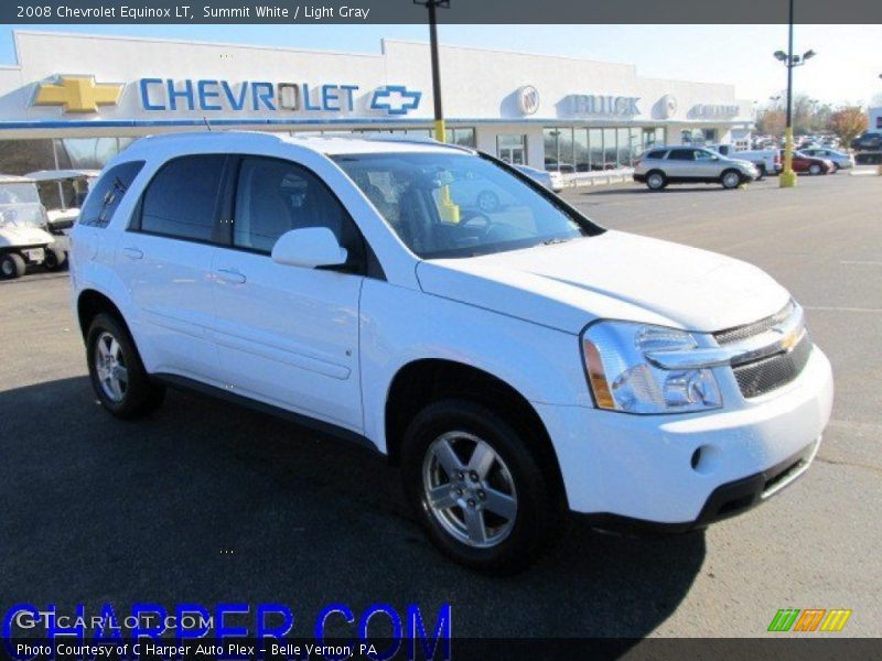 Summit White / Light Gray 2008 Chevrolet Equinox LT