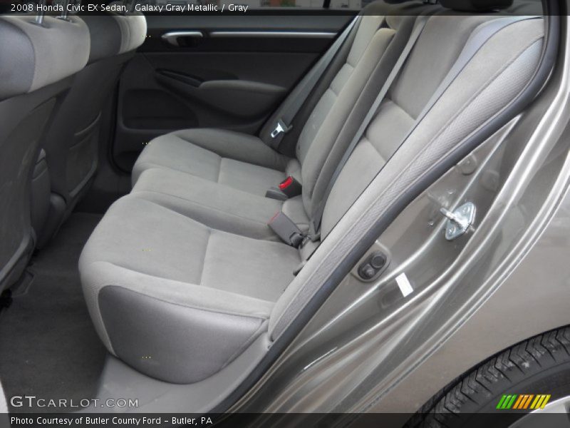  2008 Civic EX Sedan Gray Interior