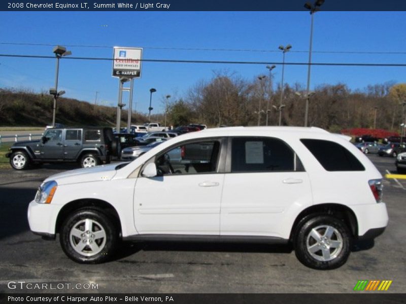 Summit White / Light Gray 2008 Chevrolet Equinox LT