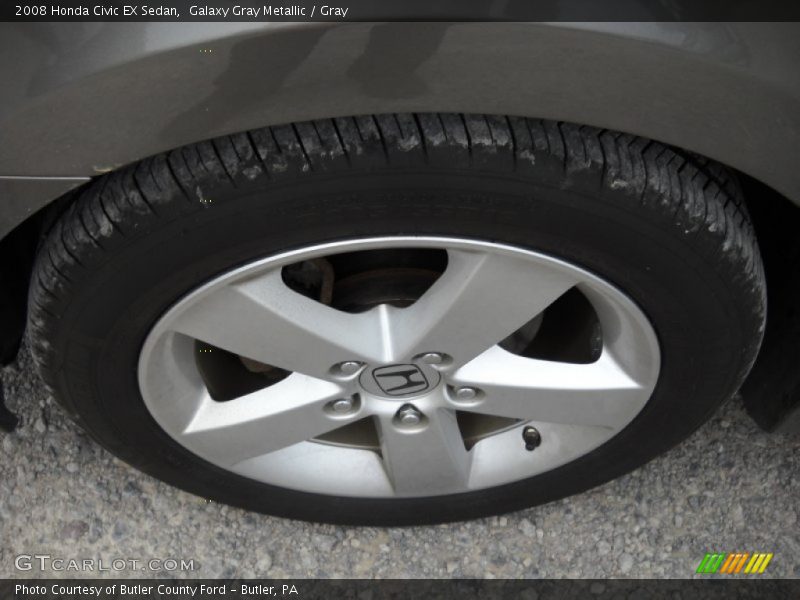 Galaxy Gray Metallic / Gray 2008 Honda Civic EX Sedan