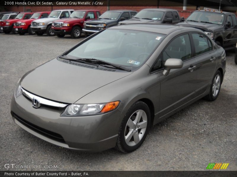Galaxy Gray Metallic / Gray 2008 Honda Civic EX Sedan