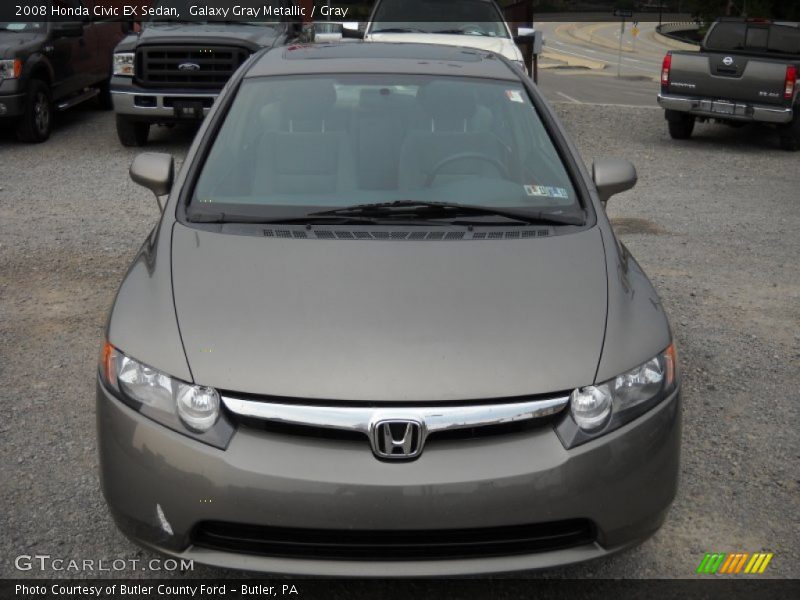 Galaxy Gray Metallic / Gray 2008 Honda Civic EX Sedan