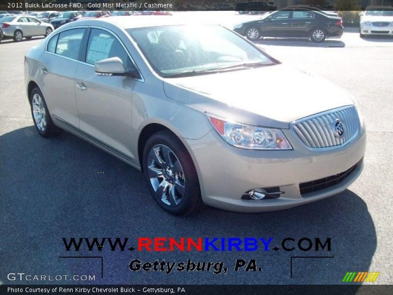 Gold Mist Metallic / Cashmere 2012 Buick LaCrosse FWD