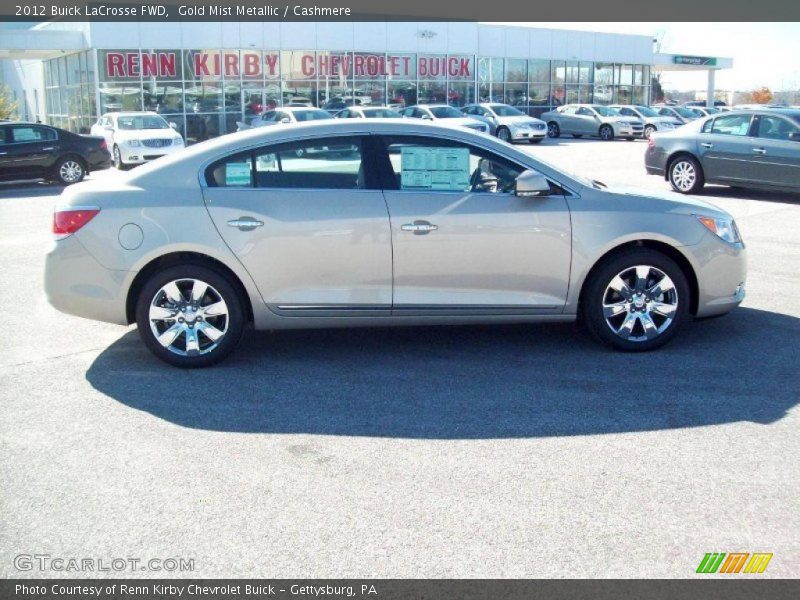 Gold Mist Metallic / Cashmere 2012 Buick LaCrosse FWD