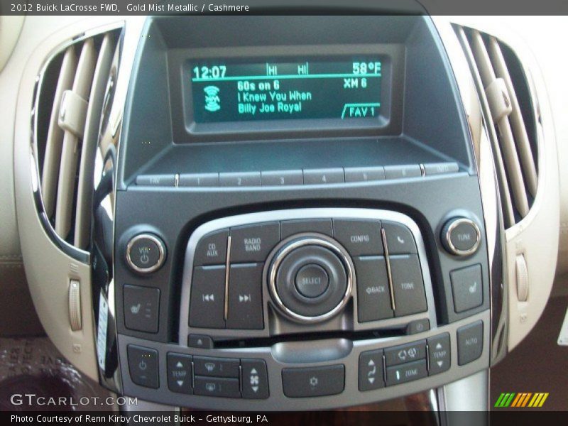 Controls of 2012 LaCrosse FWD