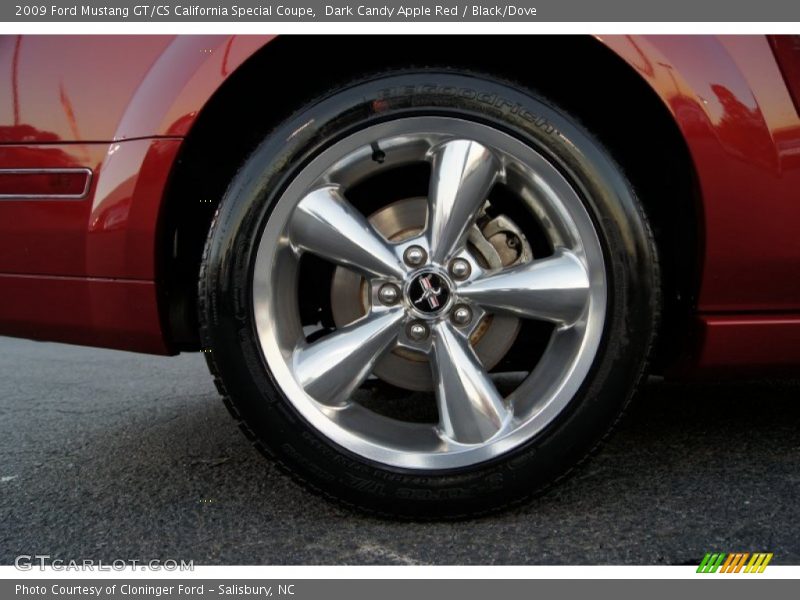 Dark Candy Apple Red / Black/Dove 2009 Ford Mustang GT/CS California Special Coupe