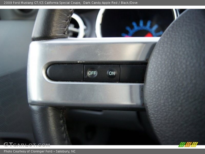 Dark Candy Apple Red / Black/Dove 2009 Ford Mustang GT/CS California Special Coupe