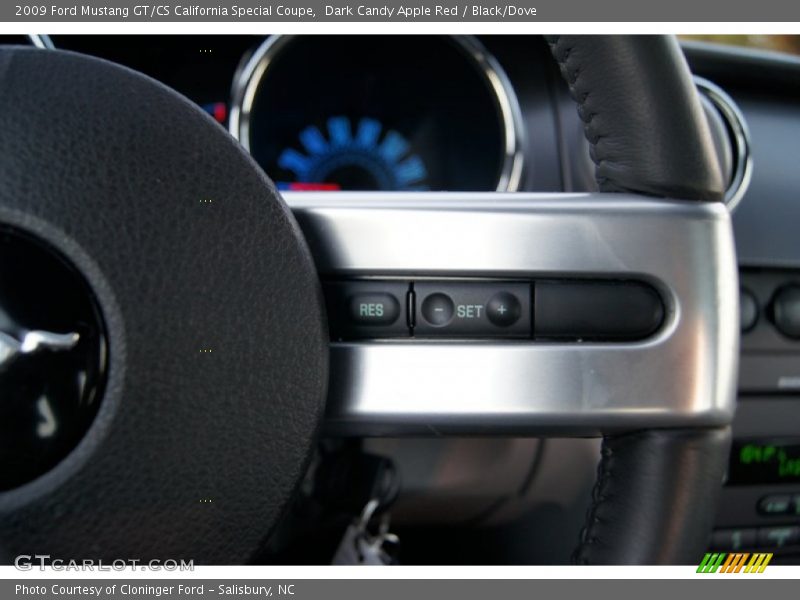 Dark Candy Apple Red / Black/Dove 2009 Ford Mustang GT/CS California Special Coupe