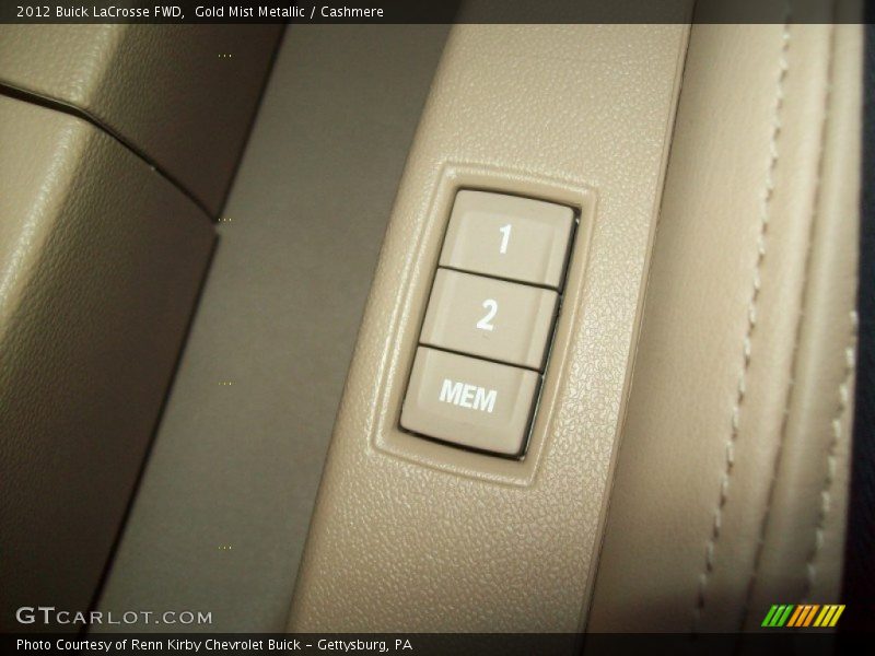Gold Mist Metallic / Cashmere 2012 Buick LaCrosse FWD