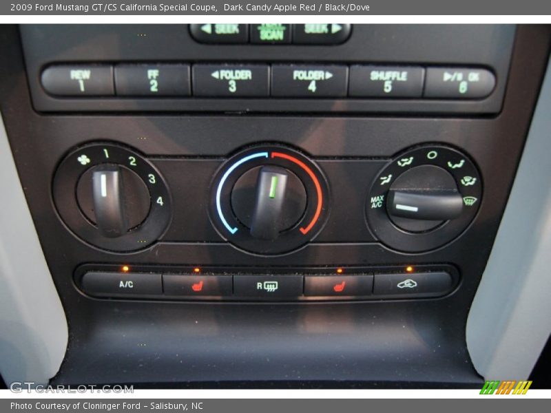 Heater and AC controls - 2009 Ford Mustang GT/CS California Special Coupe
