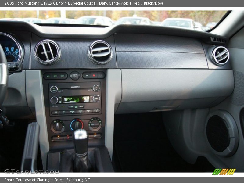 Dark Candy Apple Red / Black/Dove 2009 Ford Mustang GT/CS California Special Coupe