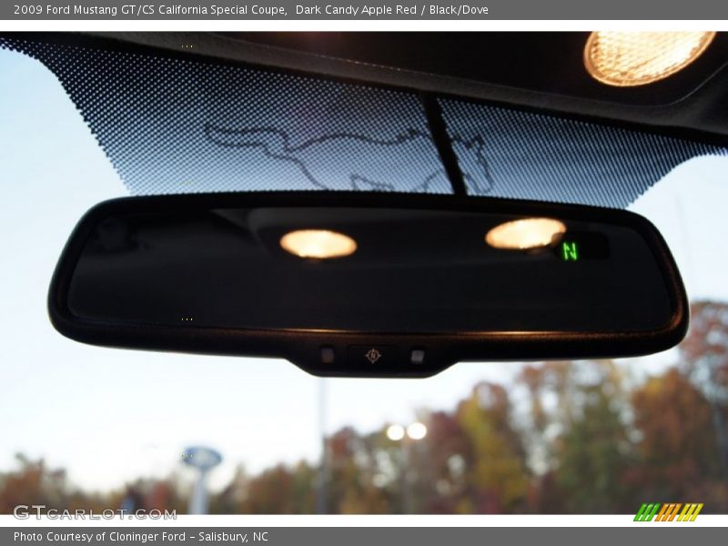 Dark Candy Apple Red / Black/Dove 2009 Ford Mustang GT/CS California Special Coupe