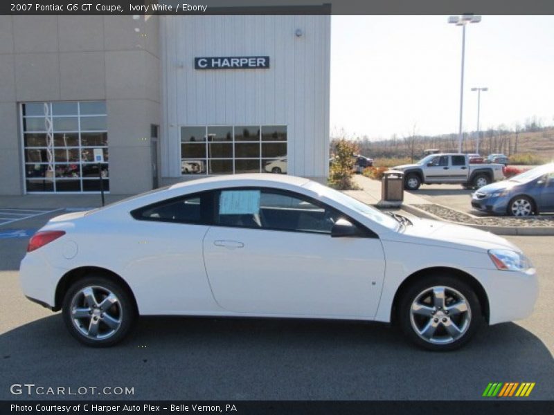 Ivory White / Ebony 2007 Pontiac G6 GT Coupe