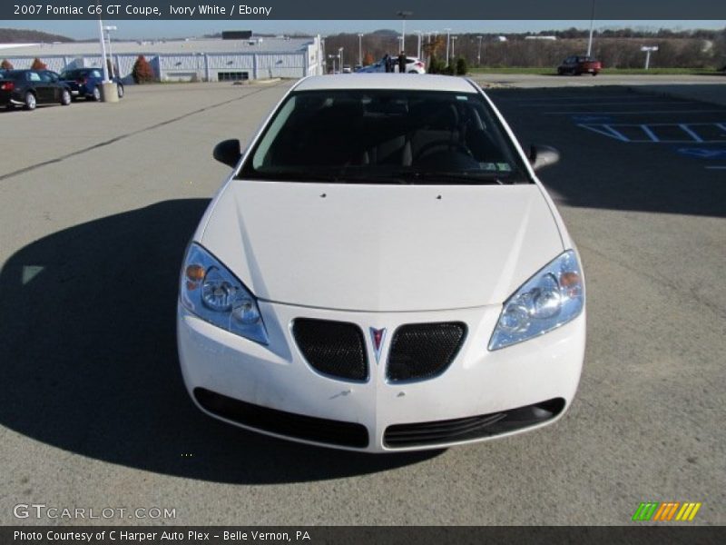 Ivory White / Ebony 2007 Pontiac G6 GT Coupe