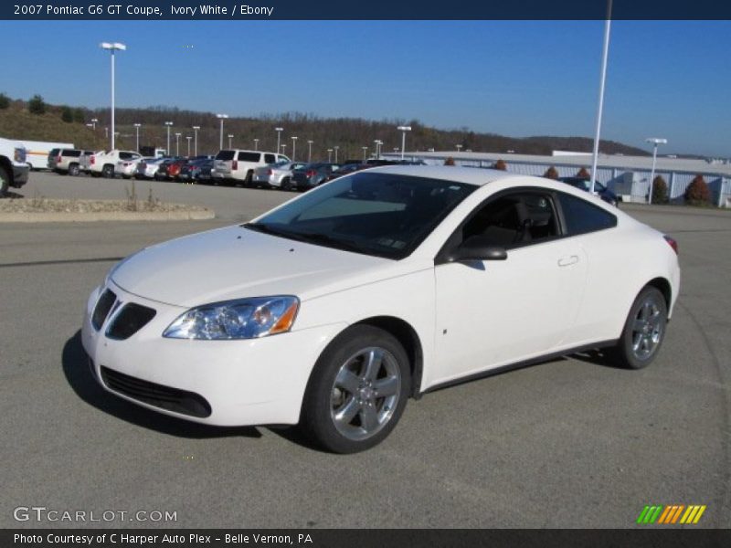 Ivory White / Ebony 2007 Pontiac G6 GT Coupe
