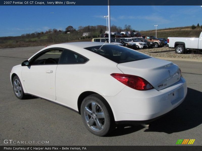 Ivory White / Ebony 2007 Pontiac G6 GT Coupe