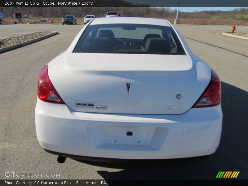 Ivory White / Ebony 2007 Pontiac G6 GT Coupe