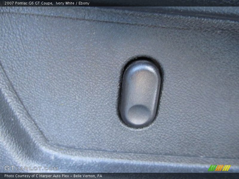Ivory White / Ebony 2007 Pontiac G6 GT Coupe