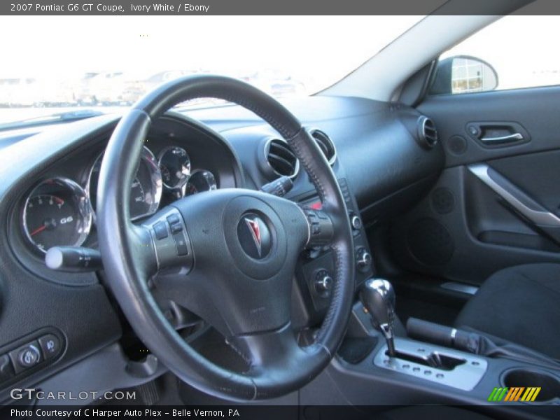 Ivory White / Ebony 2007 Pontiac G6 GT Coupe