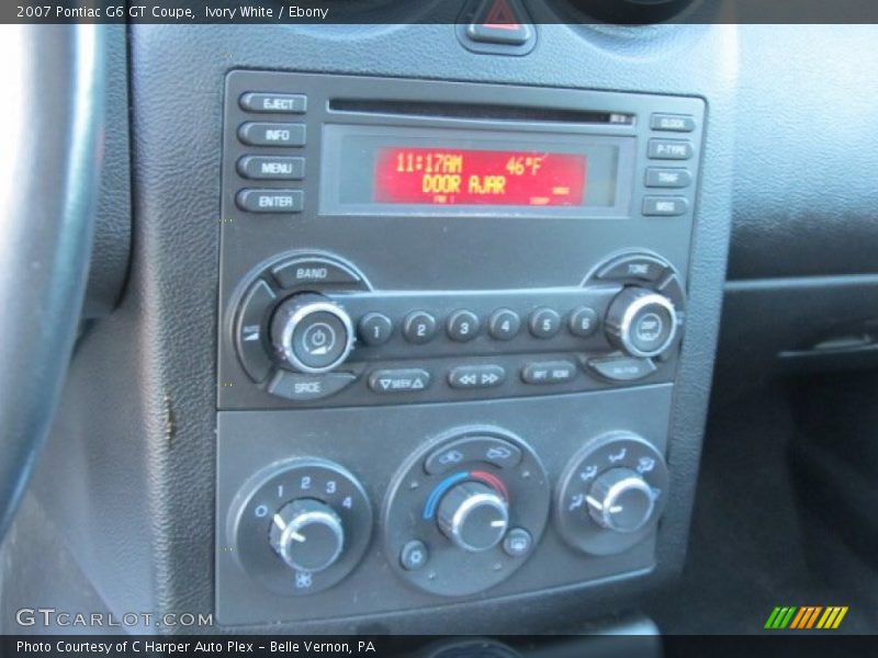 Ivory White / Ebony 2007 Pontiac G6 GT Coupe