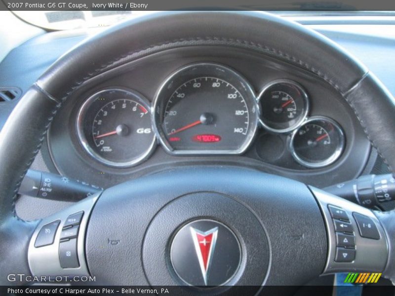 Ivory White / Ebony 2007 Pontiac G6 GT Coupe