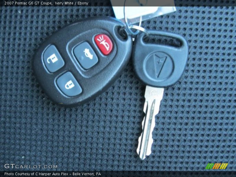 Ivory White / Ebony 2007 Pontiac G6 GT Coupe