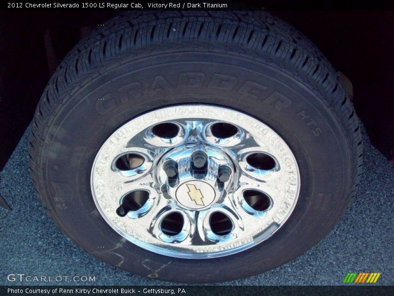 Victory Red / Dark Titanium 2012 Chevrolet Silverado 1500 LS Regular Cab