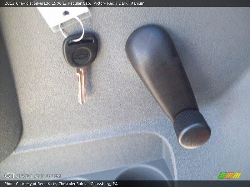 Victory Red / Dark Titanium 2012 Chevrolet Silverado 1500 LS Regular Cab