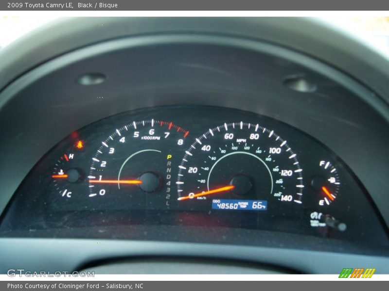 Black / Bisque 2009 Toyota Camry LE