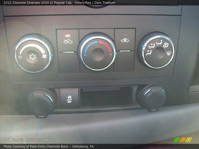 Victory Red / Dark Titanium 2012 Chevrolet Silverado 1500 LS Regular Cab