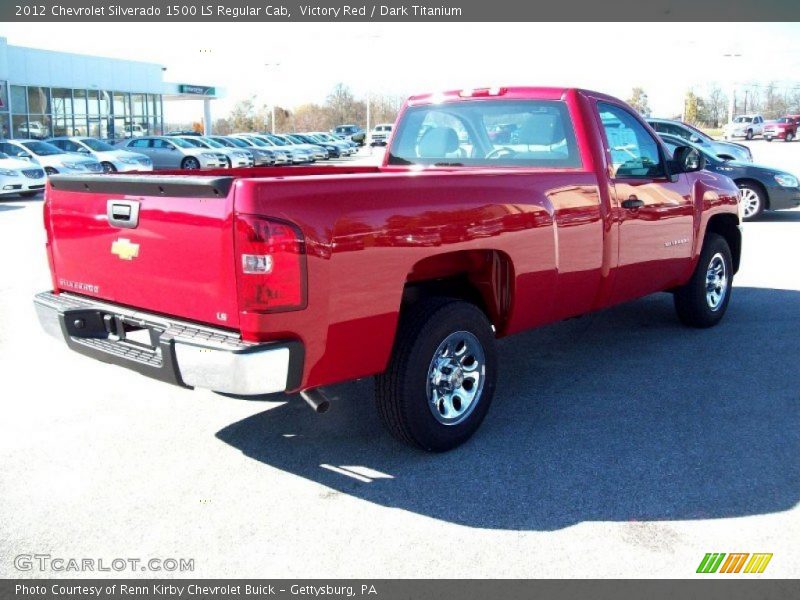 Victory Red / Dark Titanium 2012 Chevrolet Silverado 1500 LS Regular Cab
